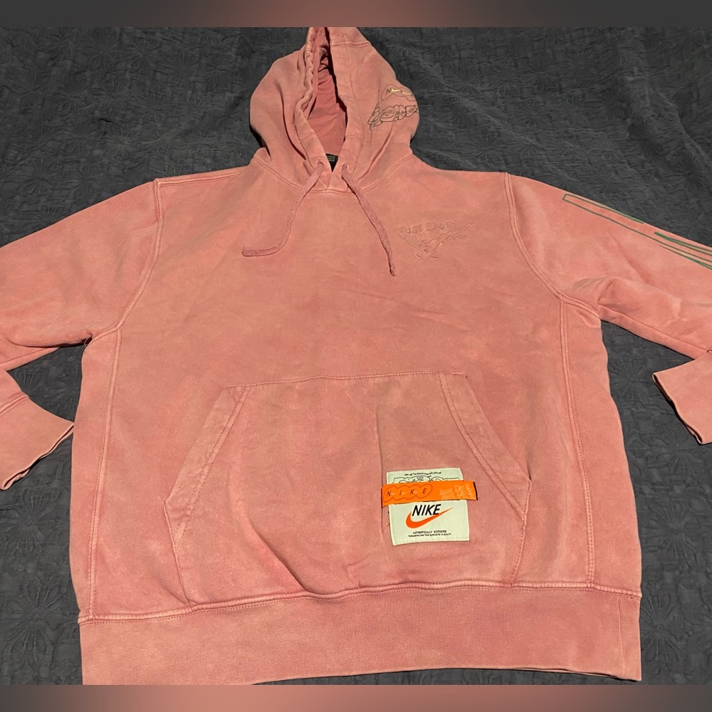 Nike Men's Dusty Pink Hoodie